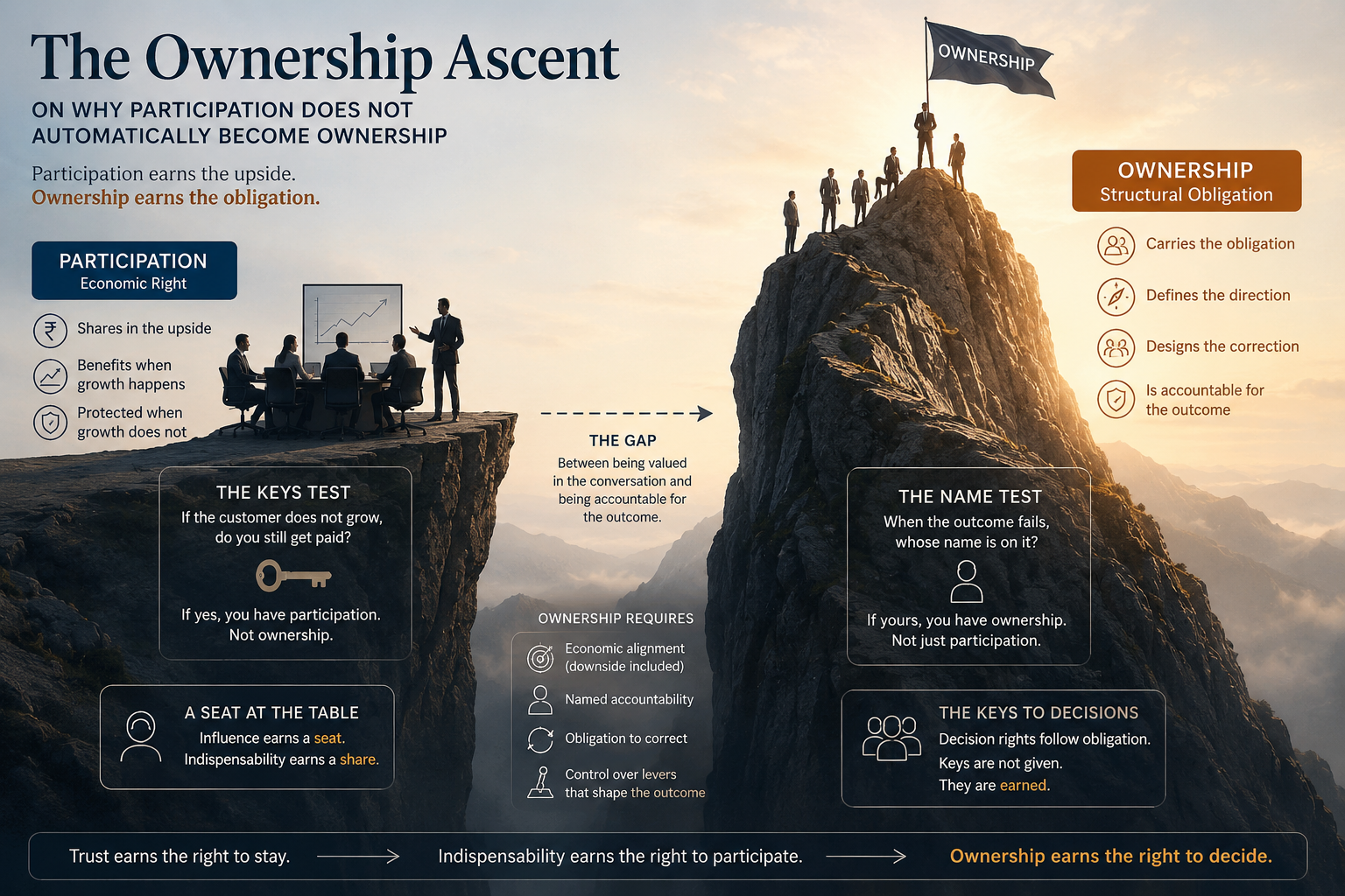 The Ownership Ascent — from participation to control